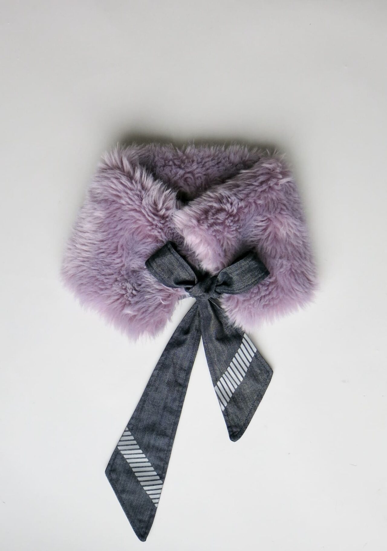 Schal Lila zum Wenden