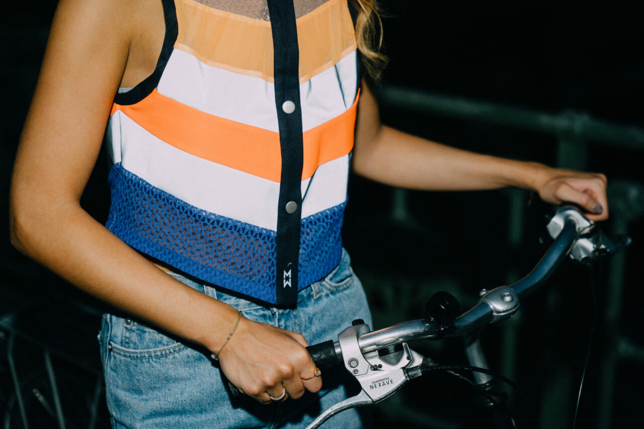 weste ARA reflektierend in peach