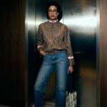 Damenjacke-reflecktierend