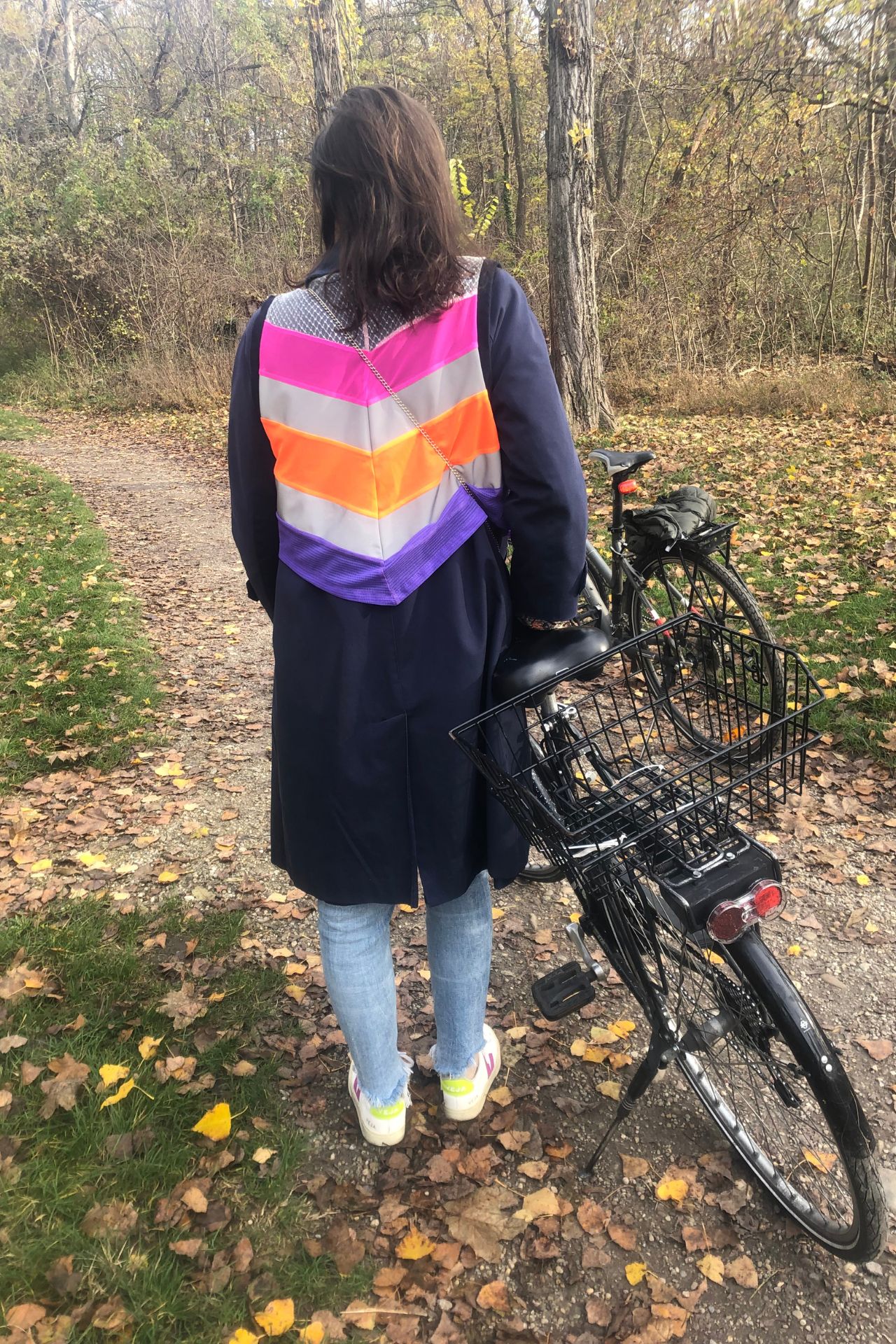 Radweste reflektierend