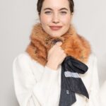 Schal-Fuchs-reflektierend-Kunstfell